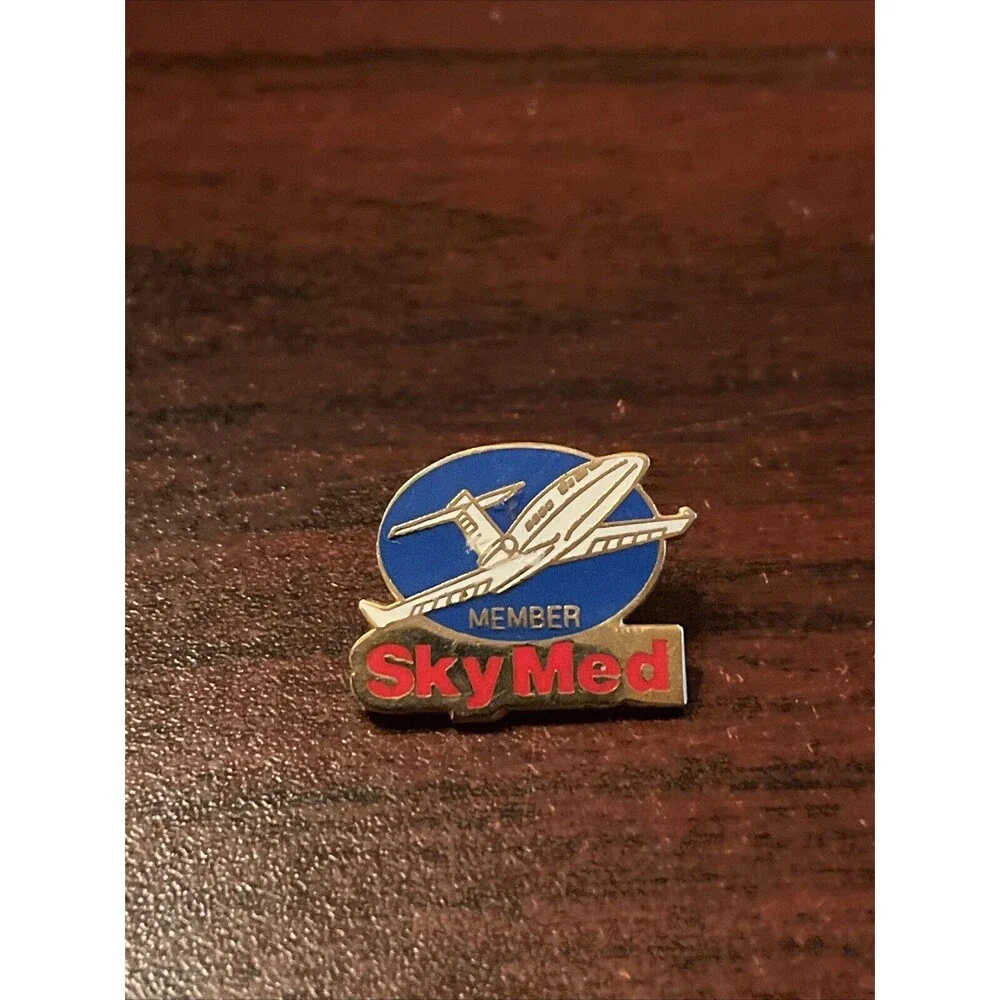 SkyMed Member Airplane Lapel‎ Hat Pin
